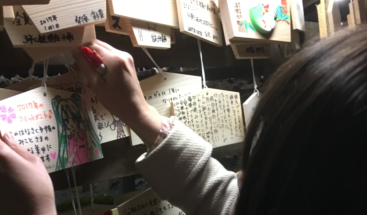 絵馬を奉納