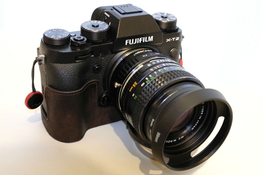 富士フイルムx T2 オールドレンズ Mc W Rokkor 35mm F2 8 カメラを触ってたら光が集まるから寂しくないブログ