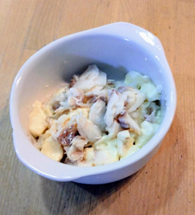 鱈と豆腐の手作りご飯