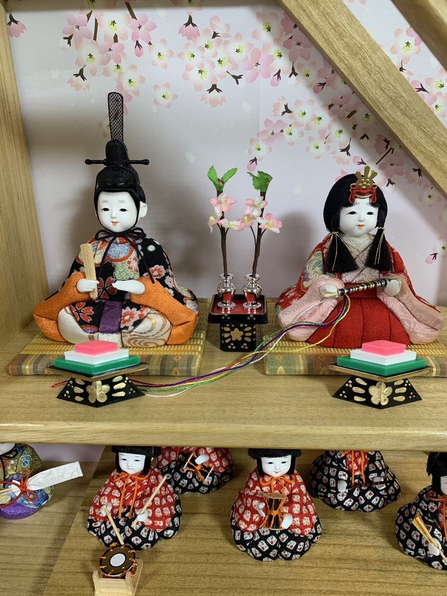 コンパクト ひな人形