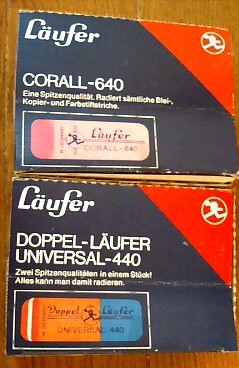 消しゴム買いすぎ！ロイファー＆ロットリング - 輸入・廃番文房具の