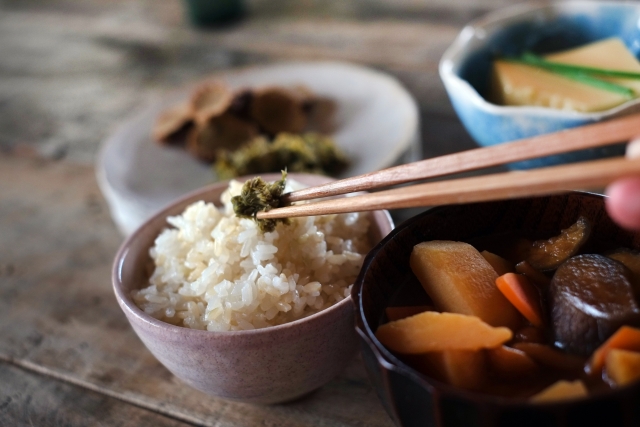 健康的な食事(和食)の写真