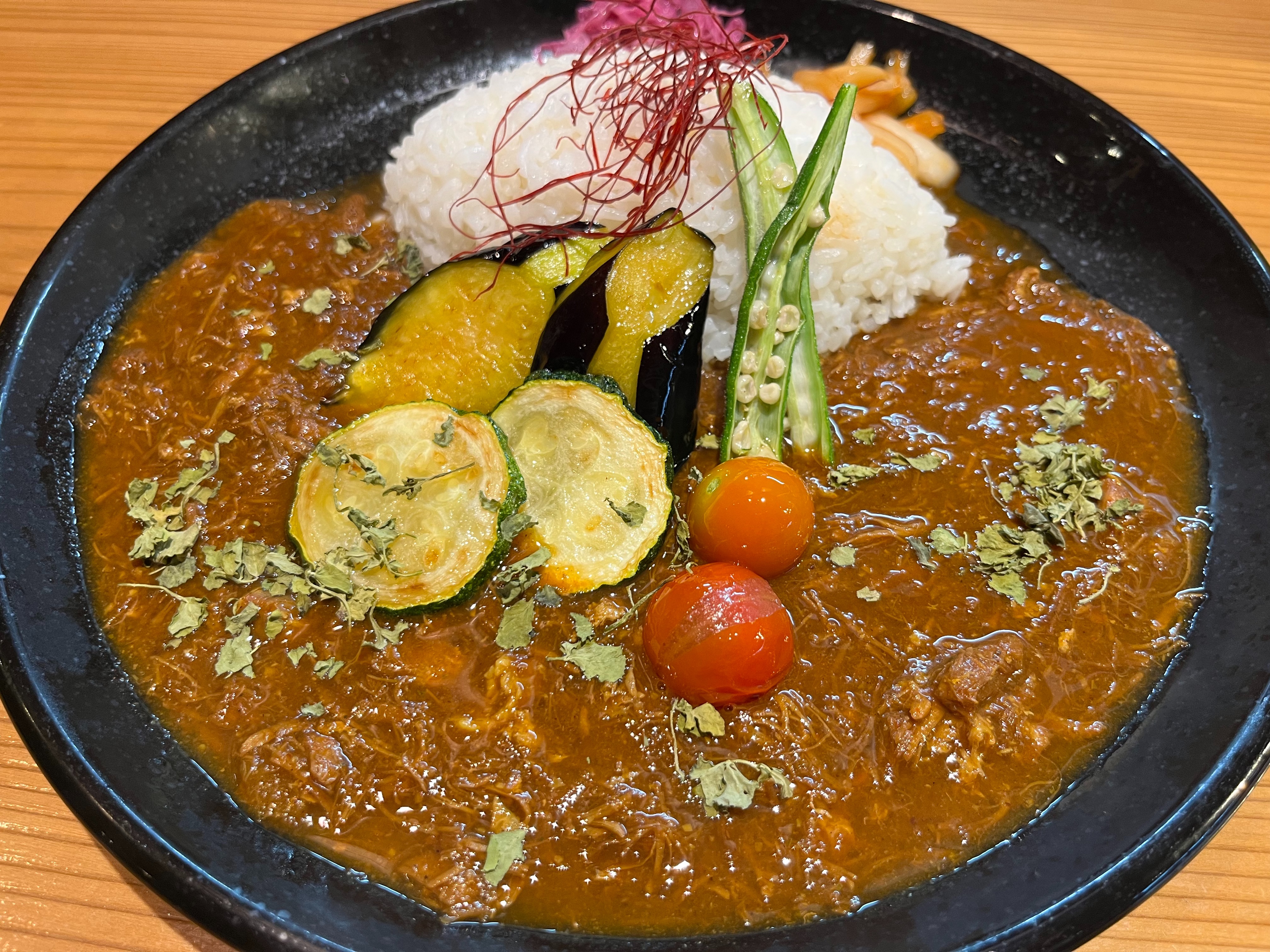 カレー 鹿児島市谷山中央「Onz Curry」 - タイキビーフカレー