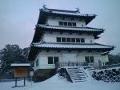 [城][雪]弘前城天守閣