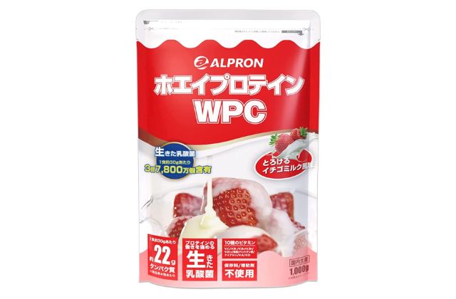 ALPRON WPC プロテイン WEBシリーズ とろけるイチゴミルク風味