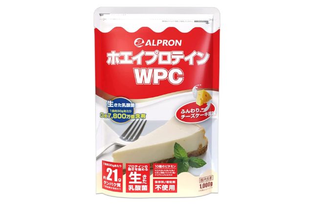 ALPRON WPC プロテイン WEBシリーズ ふんわりチーズケーキ風味