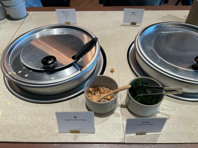 阪急グランレスパイア大阪 朝食 味噌汁
