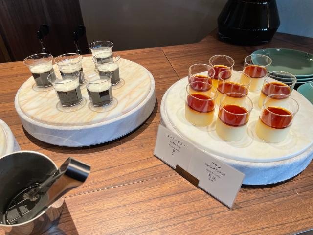 阪急グランレスパイア大阪 朝食 プリン
