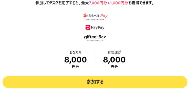 TikTokライト 7000円キャンペーン