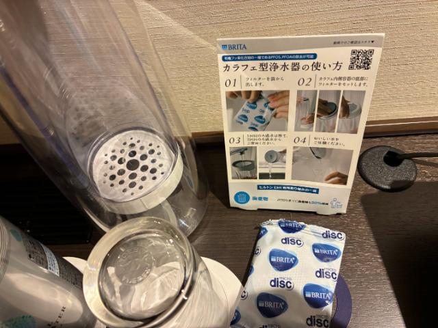 ダブルツリーbyヒルトン京都駅 キングプレミアムルーム 水 BRITA