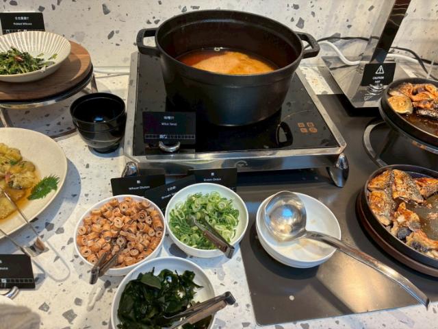 ヒルトン京都 エグゼクティブラウンジ 朝食 味噌汁
