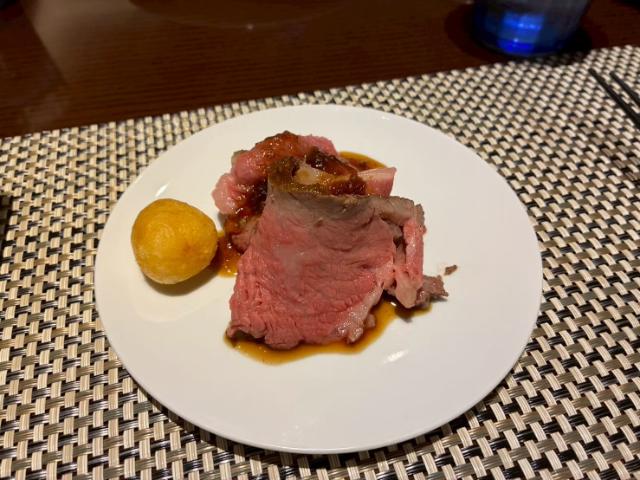 ダブルツリー大阪城 ライブキッチン ローストビーフ