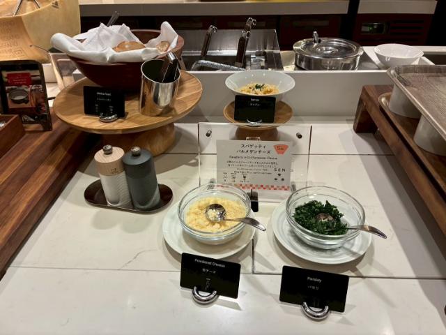 ダブルツリー大阪城 ライブキッチン パスタ
