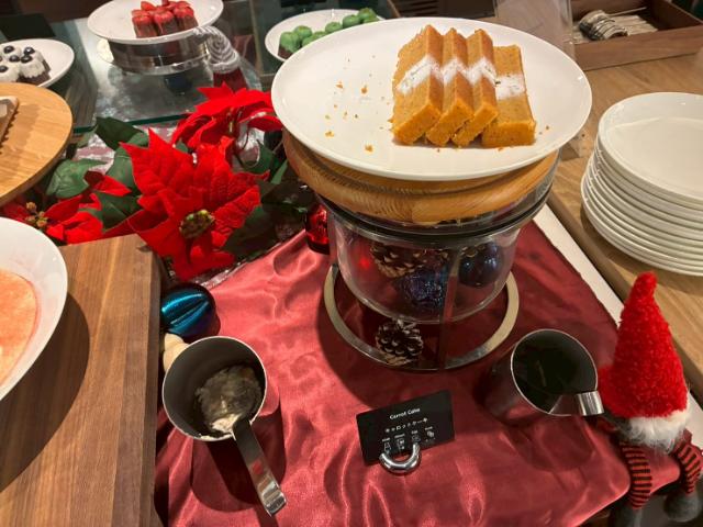 ダブルツリー大阪城 スイーツエリア キャロットケーキ