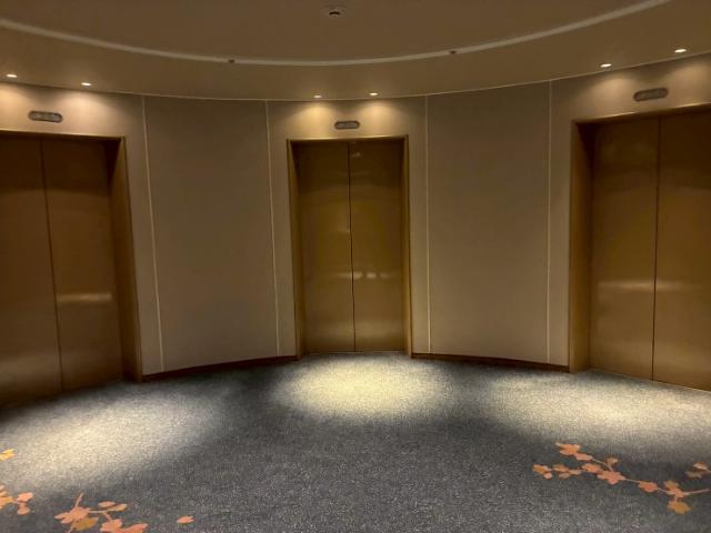 ヒルトン大阪 エレベーターエリア