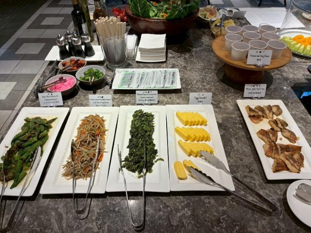 ヒルトン大阪 エグゼクティブラウンジ 朝食 和食