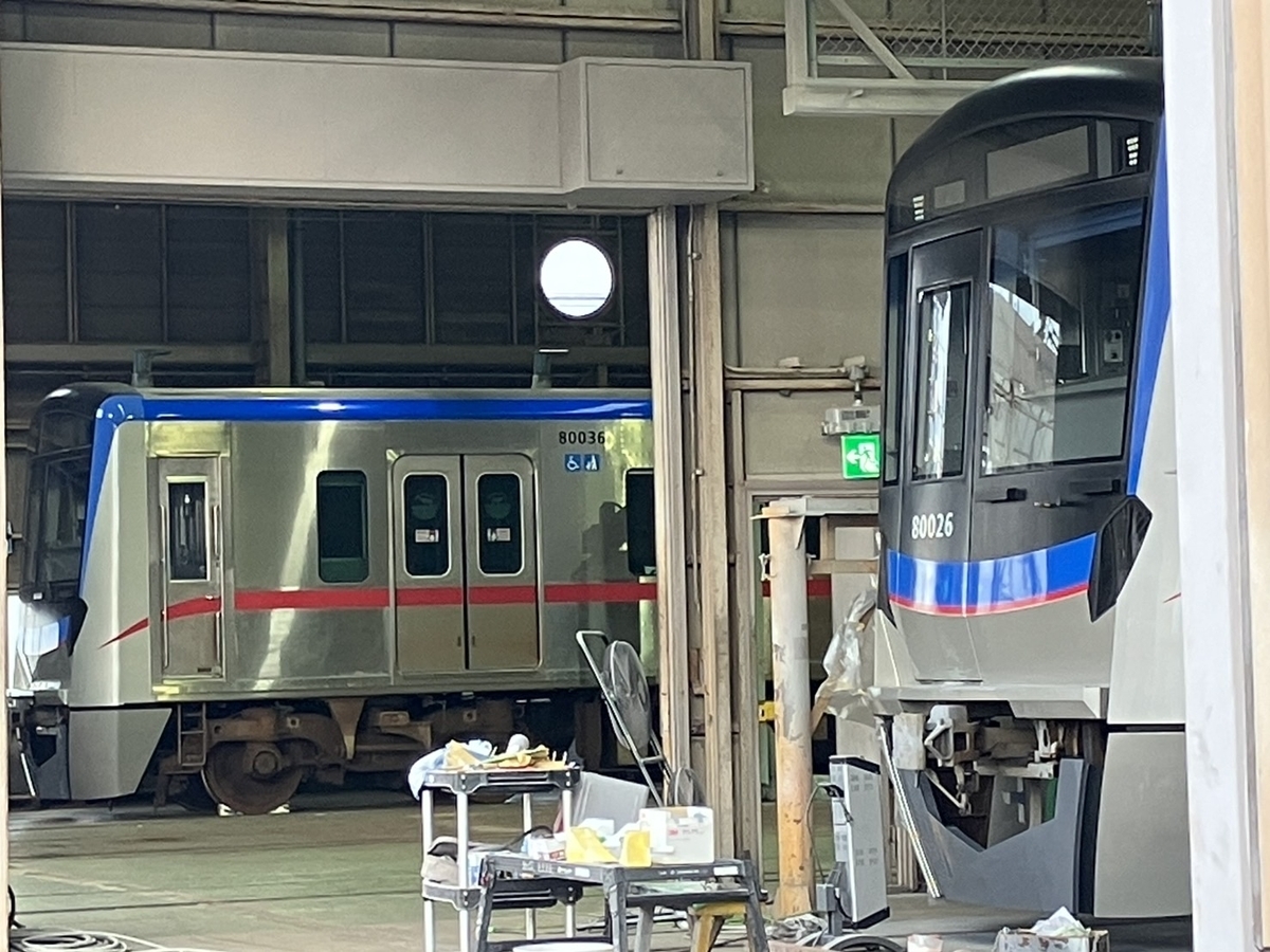 京成松戸線80026くぬぎ山車庫再入場後の経過報告 - 平行普通列車