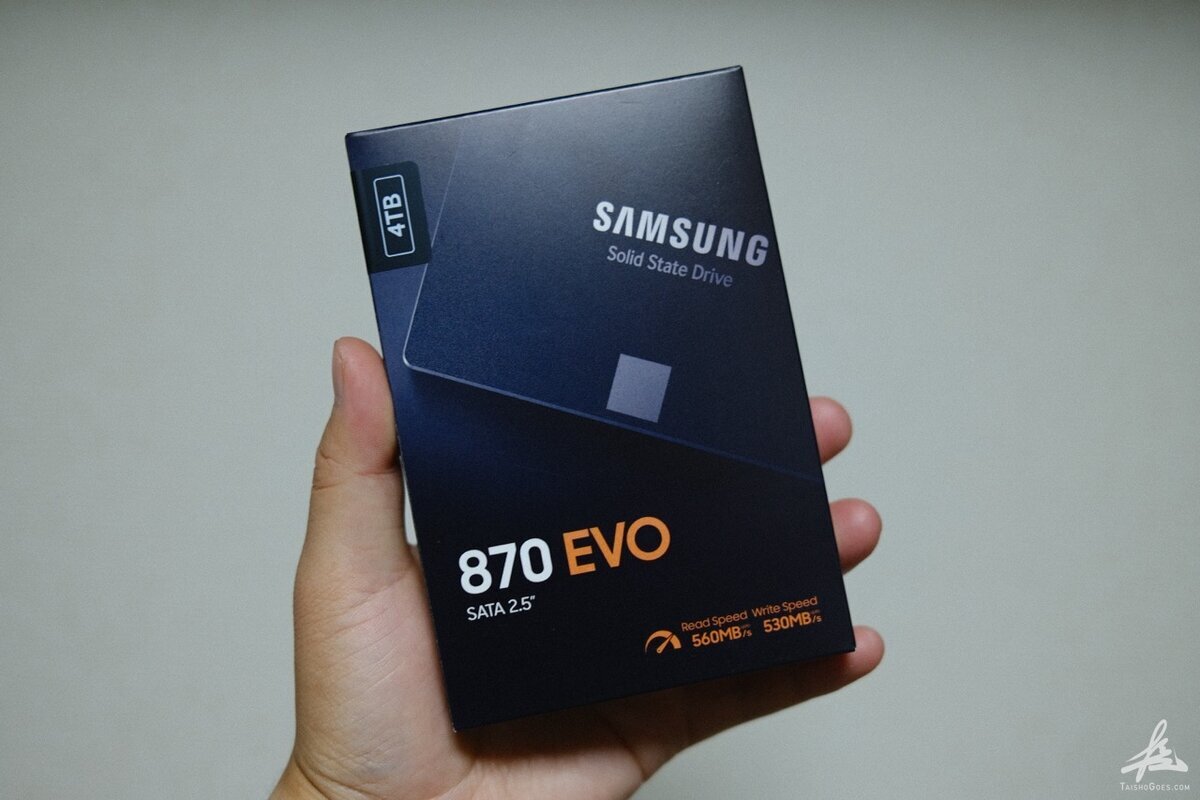 SAMSUNG SSD 870 EVOをストレージとして使うお話 - 大将がゆく