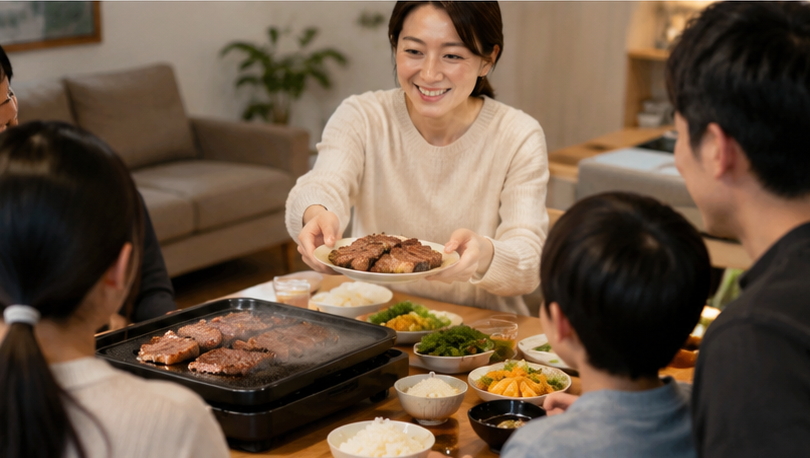 やまなか家の牛タンの口コミや評判 味を確かめる家族