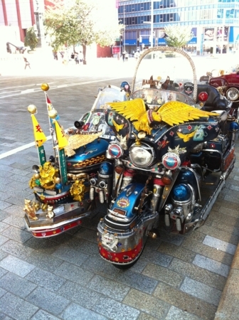 ハーレーをドレスアップする方達って面白い！