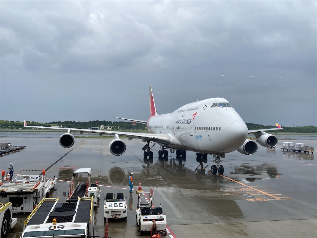 ジャンボジェット！ アシアナ航空747-400 OZ101便 成田→仁川搭乗記