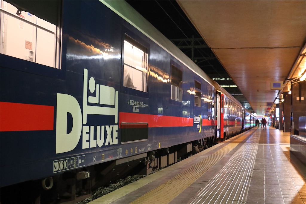 イタリアの夜行列車 Intercity Notte 774 ローマ→ベネチア 2人