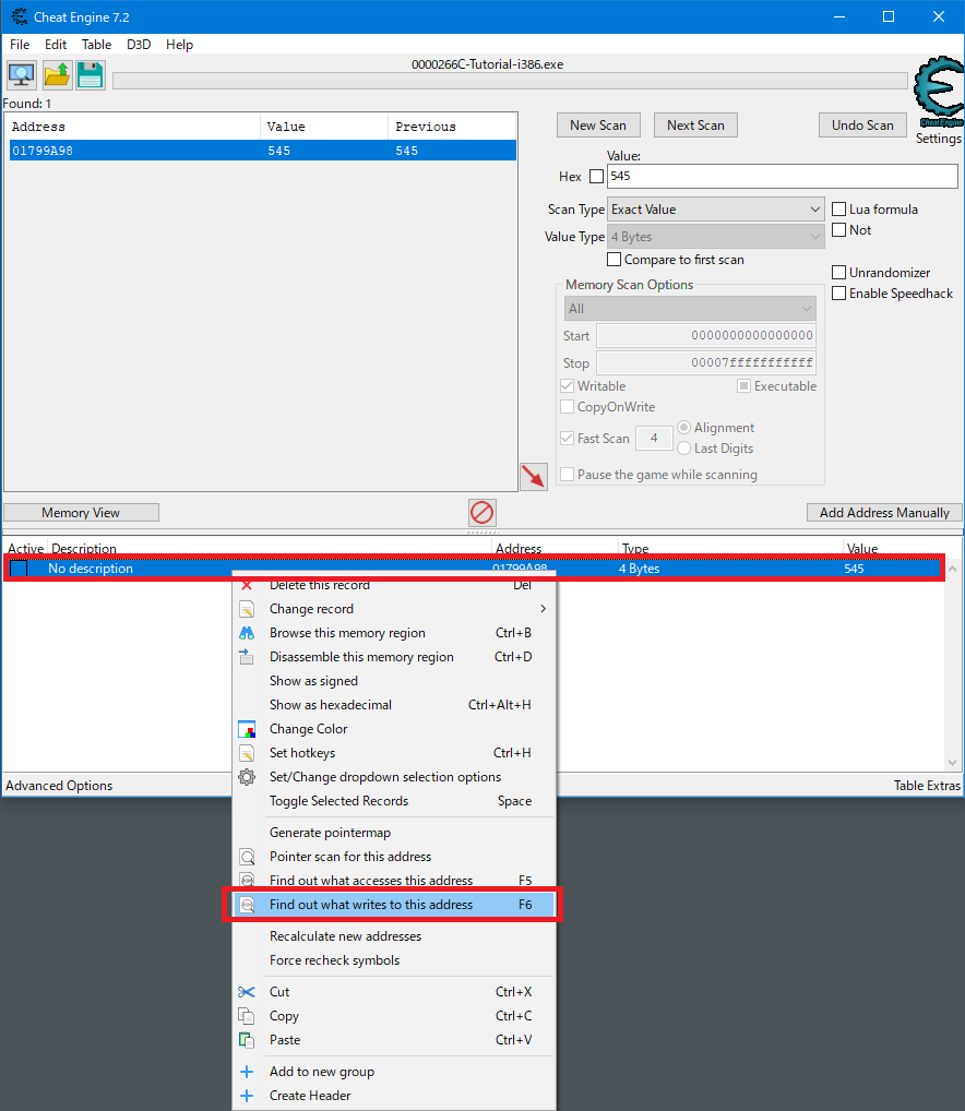 Cheat Engineの使い方 チュートリアルStep5の攻略 コードファインダー機能 (ゲーム改造/チート) 結果だけでなく過程も見てください