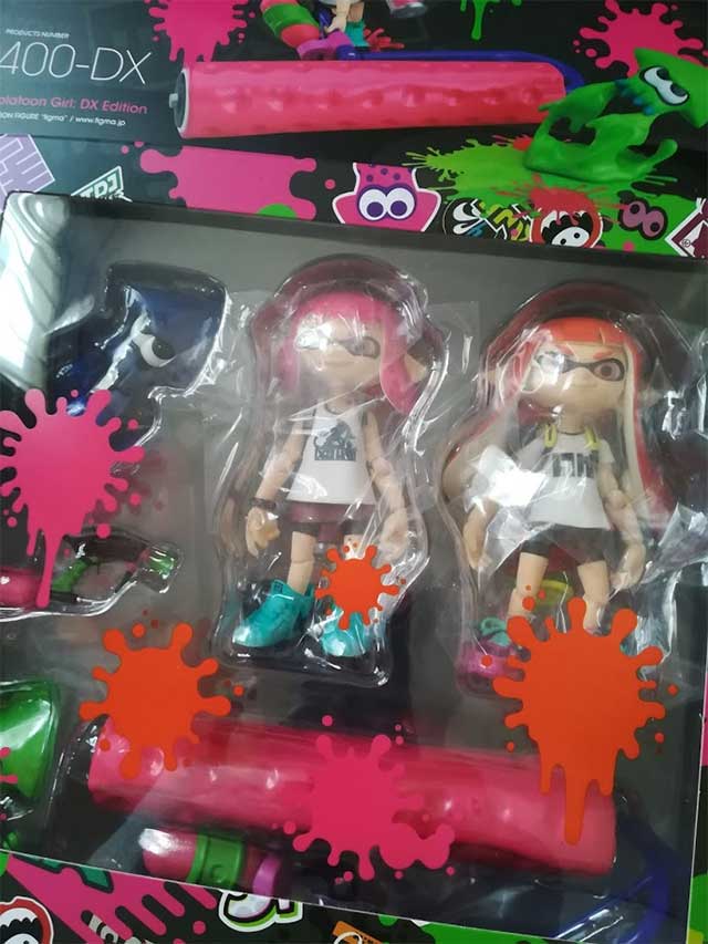 Figma スプラトゥーンガール Dxエディション来たので全ブキコレ持たせてみた ゲームが好きなまま子育てしています