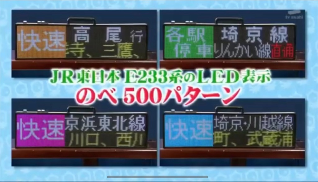 E233系の方向幕を自作してみた ターの鉄道日誌