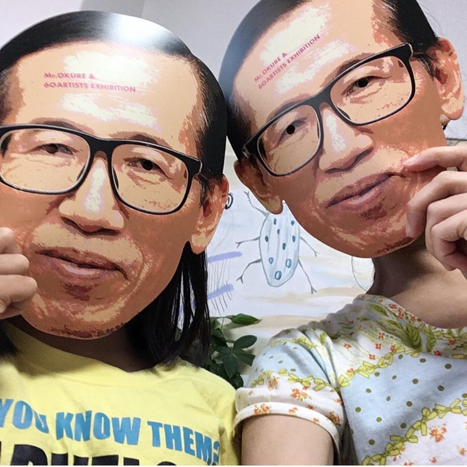 Mr オクレと60人のアーティスト展 イラスト 写真 立体も 刺繍アーティスト浅間明日美のブログ