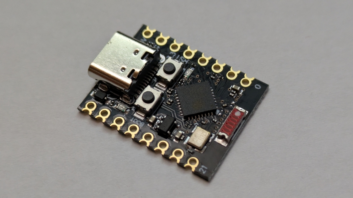 最近Amazonとかで買える小さいESP32-C3開発ボードを買ってみた