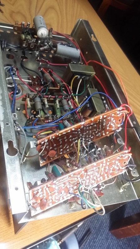 ビクター ジュークボックス JB-1810のレストアPart4 アンプの電解