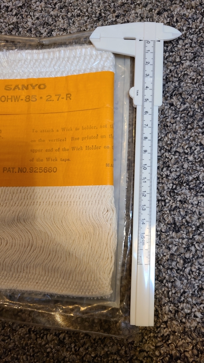 三洋 石油ストーブ 芯 交換 OH-76D OHW-85・2.7-R - 家電マニアの