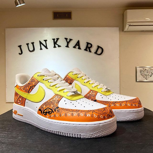 エアジョーダン1 Midをカスタムしてシカゴカラーにしてみた ほんものの森