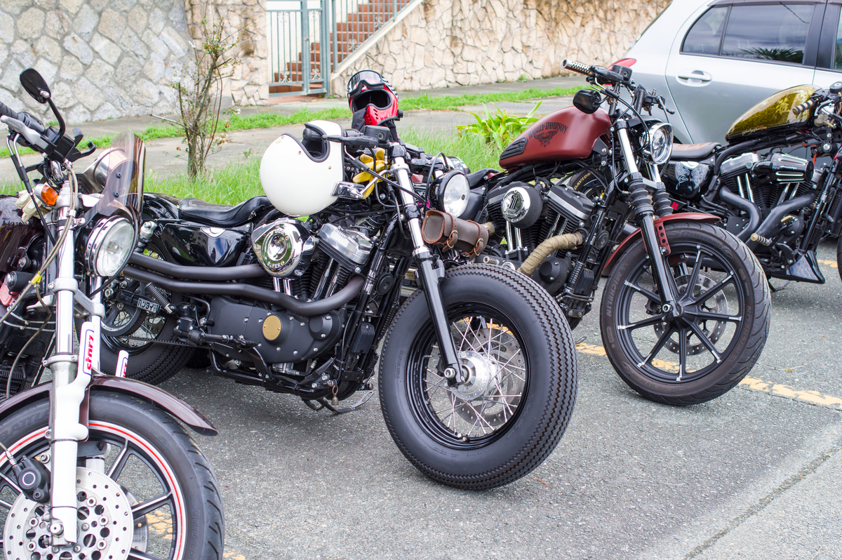 Sportster owner's group Meetingへ 二輪祭