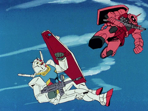 機動戦士ガンダム シリーズのかっこいいgif - 笑ったら寝ろ!面白いgifを集めてみたよ