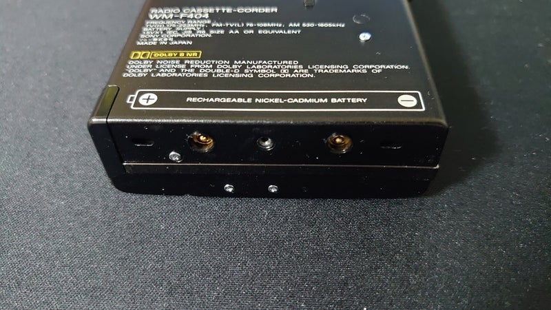 SONY カセットウォークマン WM-F404の修理記録 - takaの趣味ブログ