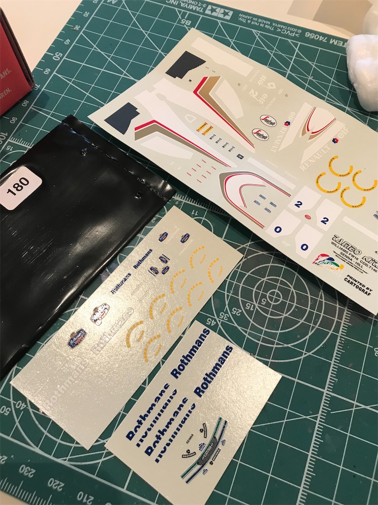 TAMEO 1/43 ウィリアムズFW16を作る！(1/3) - Forty-three challenge