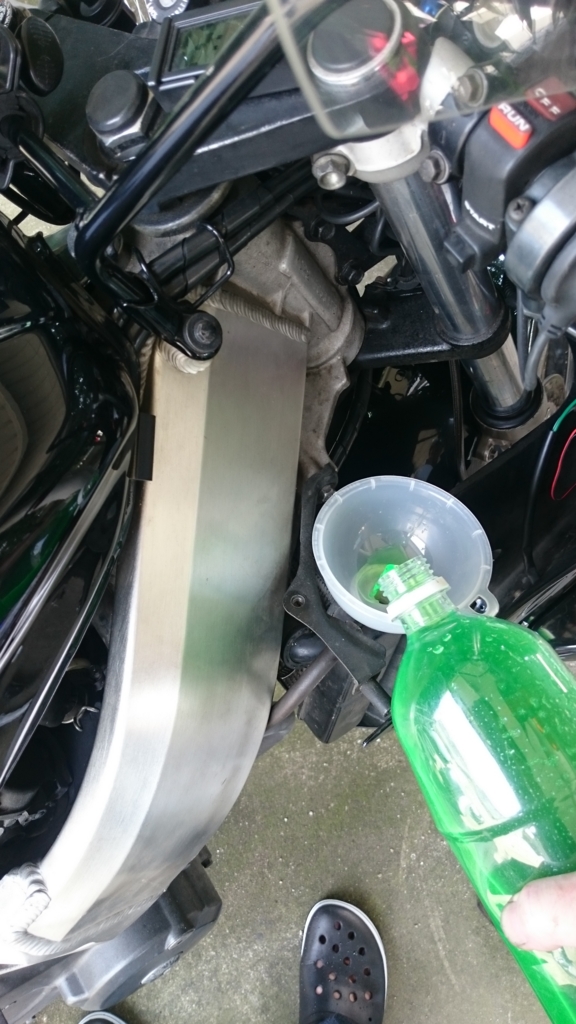 CBR250RR mc22 クーラントリザーブタンク