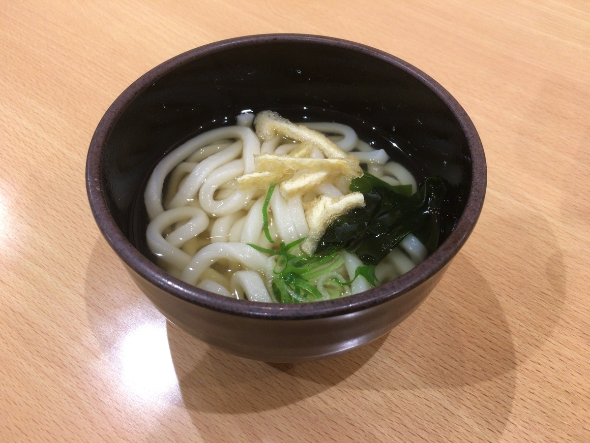 素うどん1