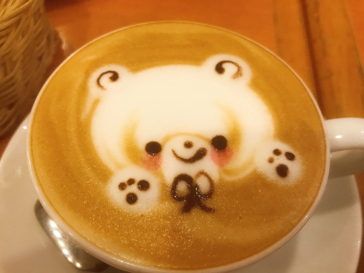 本格カプチーノ（クマ柄）