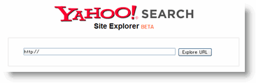 Yahoo! Site Explorer