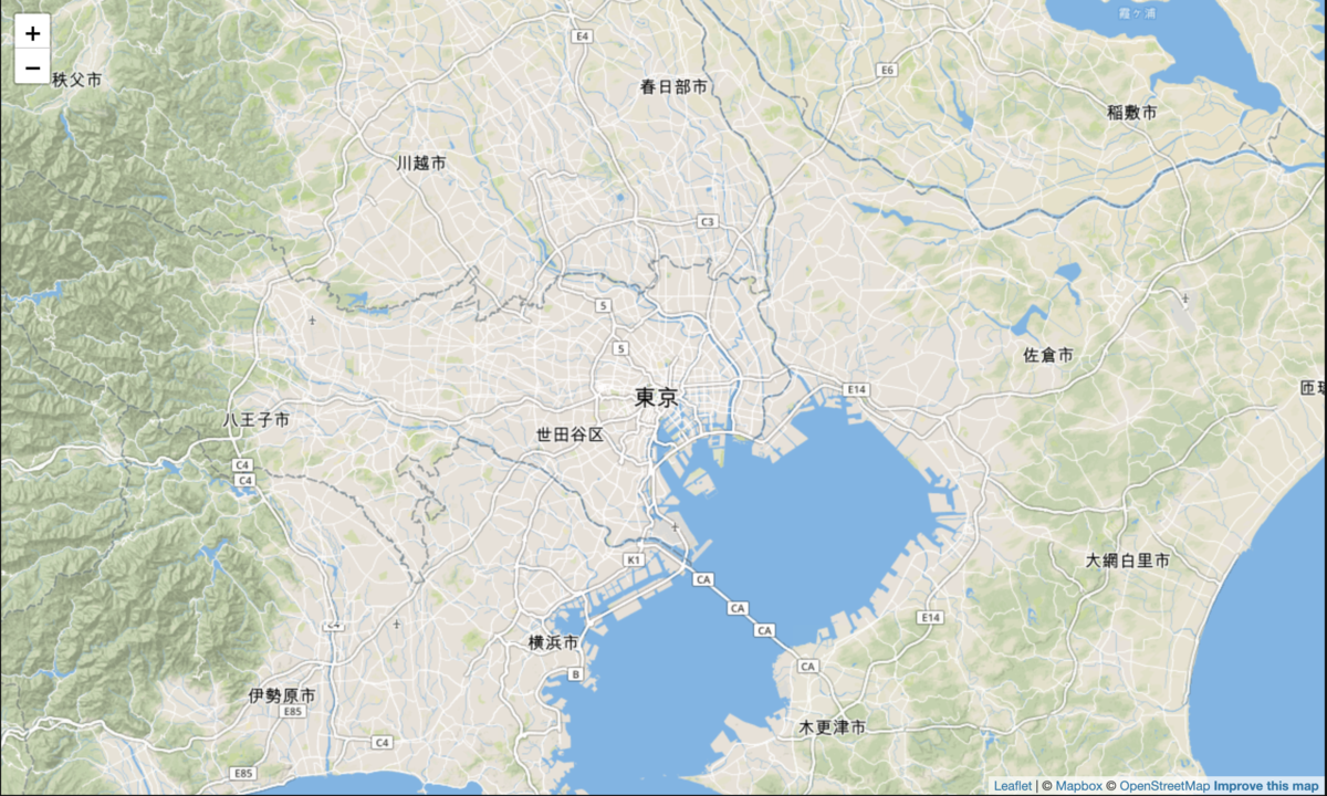 Folium での Mapbox tile の使い方 Tak's Notebook