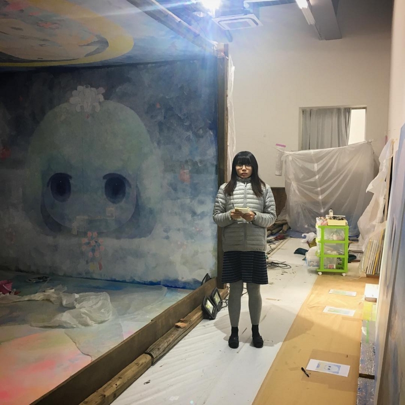 村上隆　少しだけ、足が宙に浮いたときを覚えています。　光琳 Bibian 比比昂 - ☆村上隆(Takashi Murakami)「少しだけ、足が宙