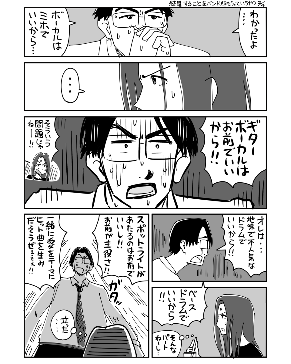 短編 結婚することをバンド組もうっていうやつ しーたかワールド 似顔絵bonbon 公式ブログ 短編 結婚することをバンド組もうっていうやつ しーたかワールド 似顔絵bonbon 公式ブログ