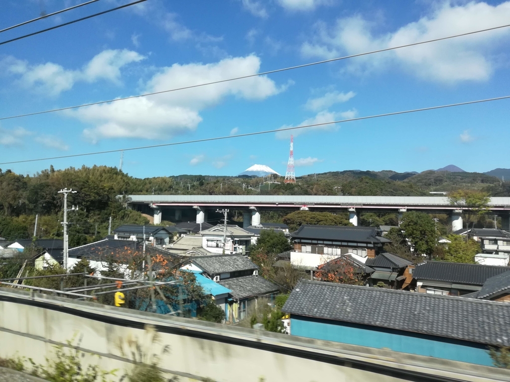 新幹線の景色