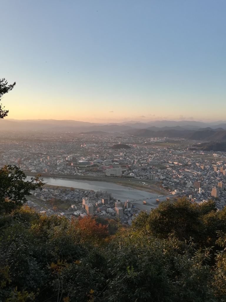 岐阜城からの眺望