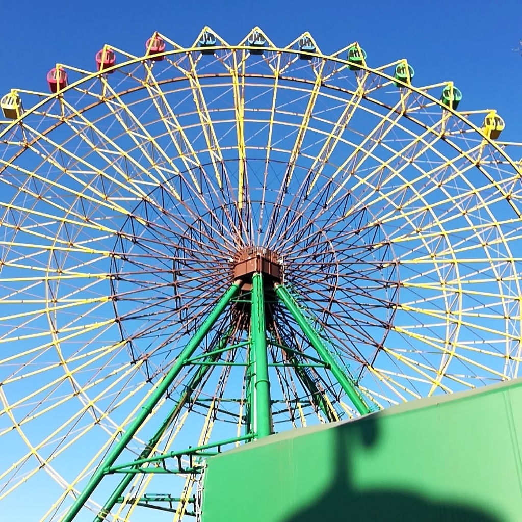 華蔵寺公園遊園地の大観覧車