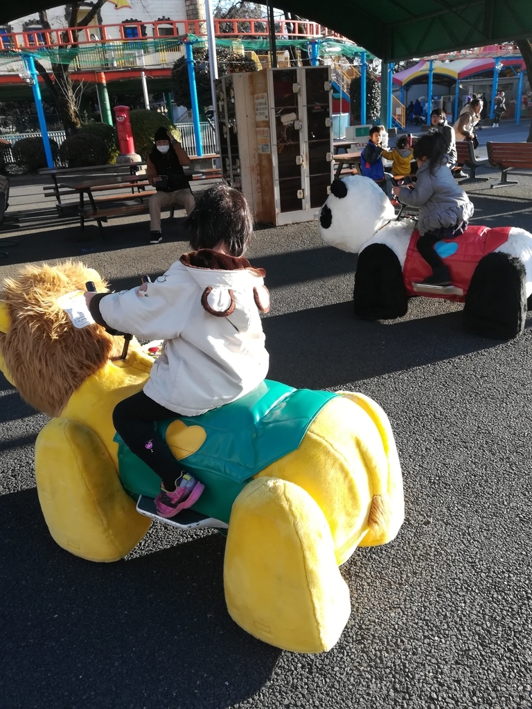 華蔵寺公園遊園地のバッテリーカー