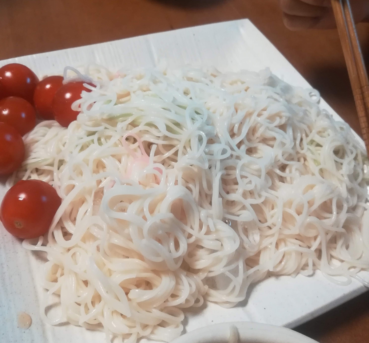 氷水でしっかり締めるのがおいしく仕上げるコツです！